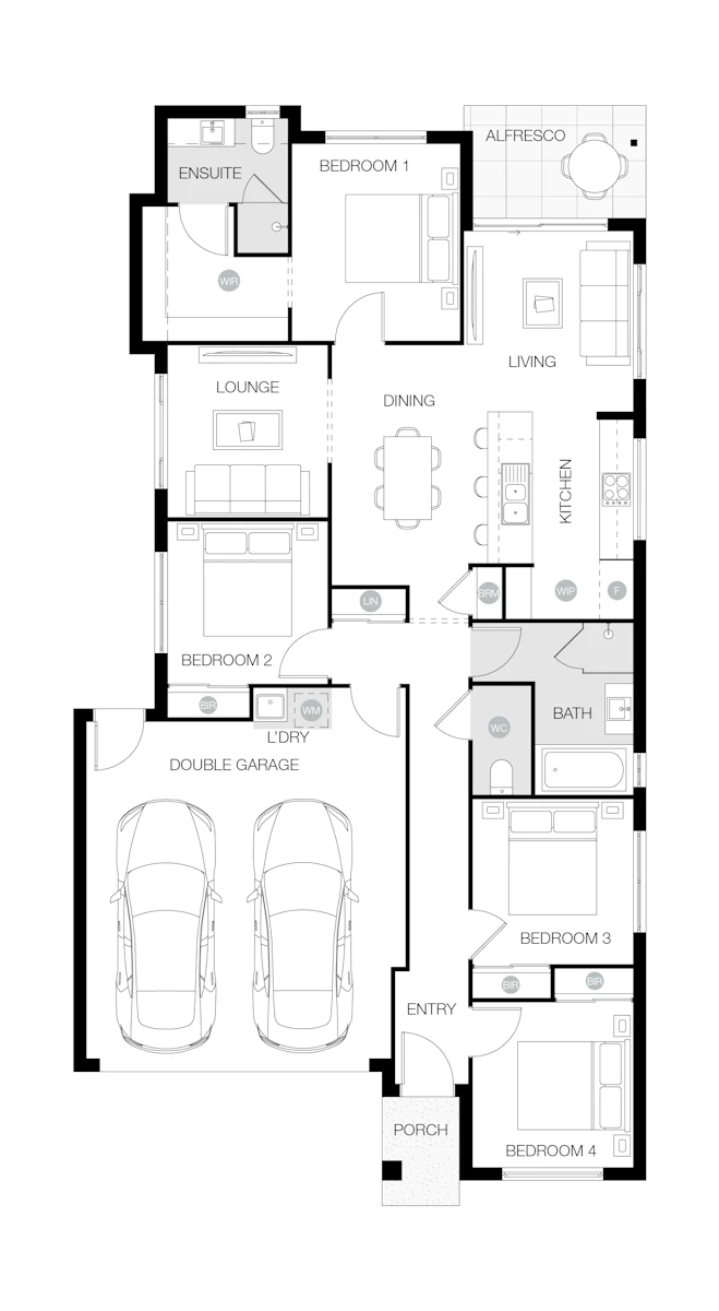Floor plan Lot 19 New Road Taigum