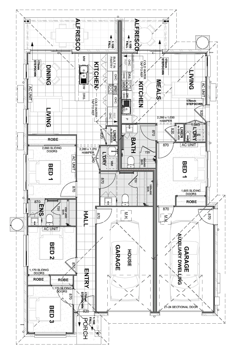 Floor plan 147-151 Logan Street Eagleby